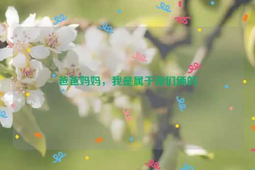爸爸妈妈，我是属于你们俩的