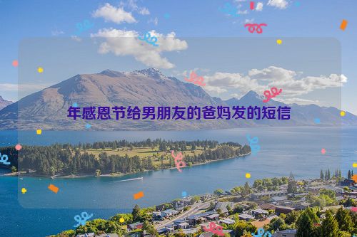 年感恩节给男朋友的爸妈发的短信
