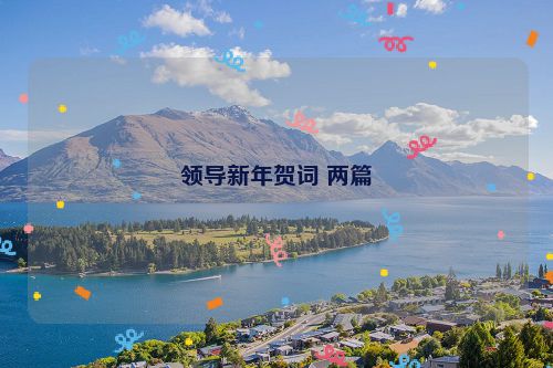 领导新年贺词 两篇