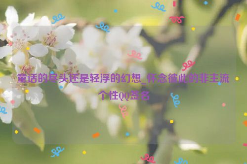 童话的尽头还是轻浮的幻想_怀念彼此的非主流个性QQ签名
