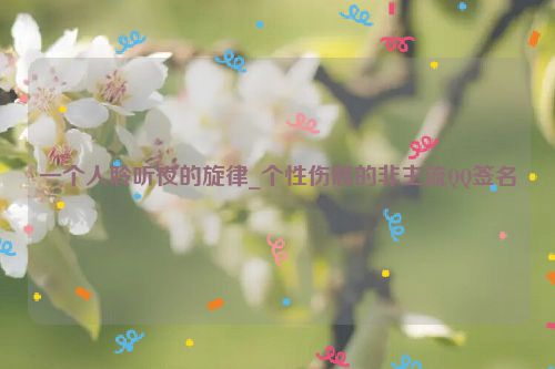 一个人聆听夜的旋律_个性伤感的非主流QQ签名