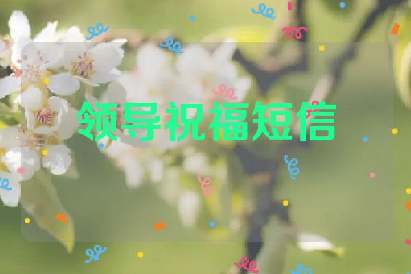 领导祝福短信