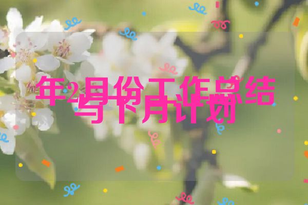 年2月份工作总结与下月计划