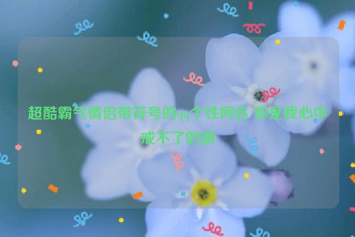超酷霸气情侣带符号的qq个性网名 你是我心中戒不了的酒