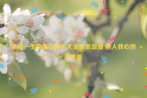 幸福一生的情侣网名大全唯美浪漫 她入我心他进我脏