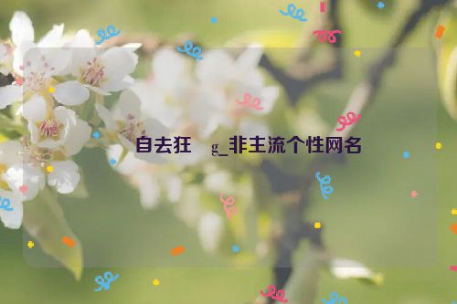 ��自去狂�g_非主流个性网名