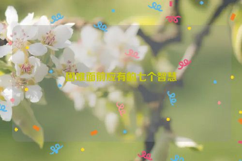 困难面前应有的七个智慧