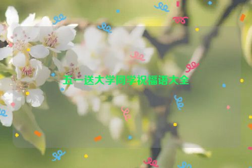五一送大学同学祝福语大全
