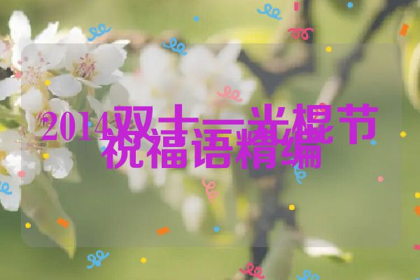 2014双十一光棍节祝福语精编