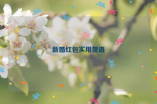 新婚红包实用贺语
