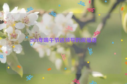 2024年端午节送领导的祝福语