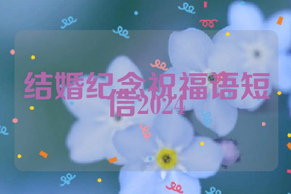 结婚纪念祝福语短信2024