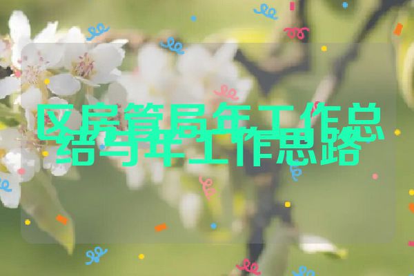 区房管局年工作总结与年工作思路