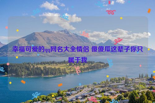 幸福可爱的qq网名大全情侣 傻傻瓜这辈子你只属于我