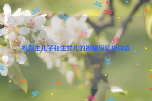 祝贺生儿子和生女儿的祝福短信和词语