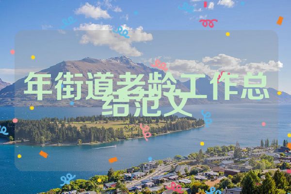 年街道老龄工作总结范文