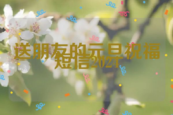 送朋友的元旦祝福短信2024