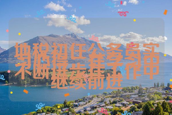 地税初任公务员实习心得：在学习中不断进步在工作中继续前进