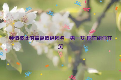 钟情彼此的幸福情侣网名一男一女 她在闹他在笑