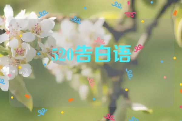 520告白语