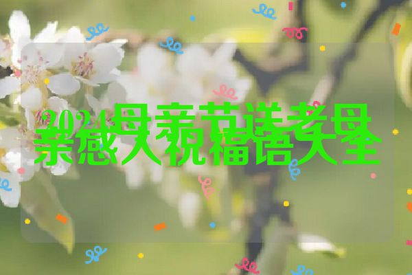 2024母亲节送老母亲感人祝福语大全