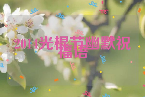 2014光棍节幽默祝福语